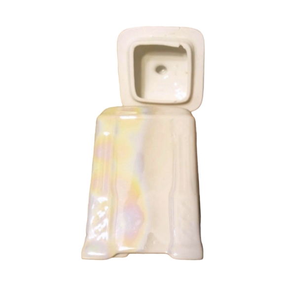 (3) Vintage Victoria Lusterware Porcelain Canisters- Pepper, Ginger, Al… - Picture 12 of 14